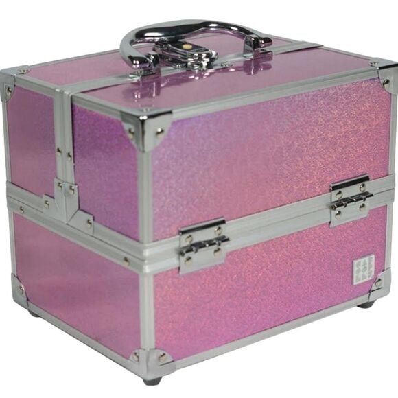 Caboodles Adored Traincase- Pink Iridescent - Picture 3 of 9